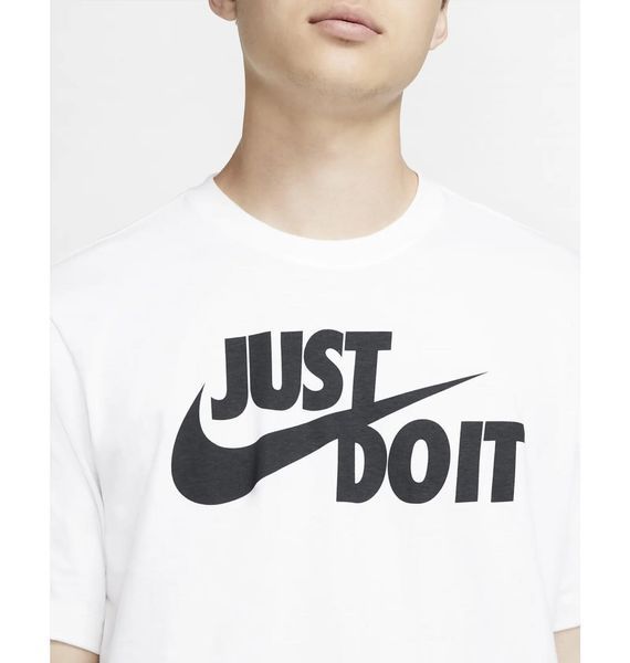 Nike M Nsw Tee Just Do It Swoosh White AR5006-100 XL