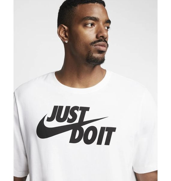 Nike M Nsw Tee Just Do It Swoosh White AR5006-100 XL