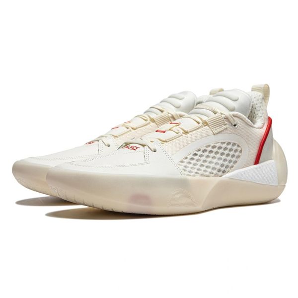 Li-Ning Way of Wade All City 12 Encore “305” Suede Basketball Shoes White/Red(ABAU029-1)