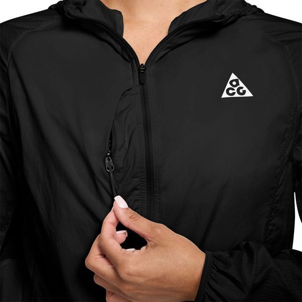 Мужская куртка Вітровка жіноча Nike Aireez Acg Trail Black IQ8123-010 XS IQ8123-010 фото