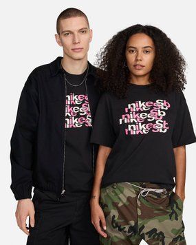 Мужские майки U NK SB TEE OC REPEAT BRD (FV3494-010) FV3494-407 фото