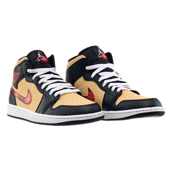 Air Jordan 1 Mid &ldquo;Tartan Swoosh&rdquo; (DZ5329-001)