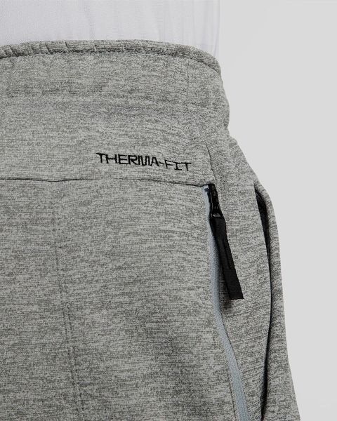 Чоловічі брюки Nike Therma MenS Therma-Fit Open Hem Fitness Pants Grey DQ4856-063 S DQ4856-063 фото