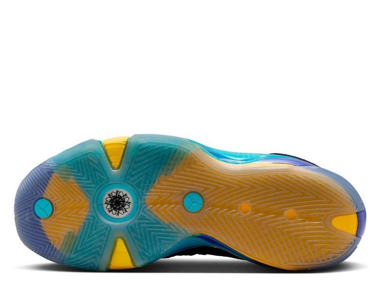 Чоловічі кросівки Air Jordan XXXVIII 38 &ldquo;Aqua&rdquo;, Black/True Red-Bright Concord-Aquatone (DZ3356-001) DZ3356-001 фото