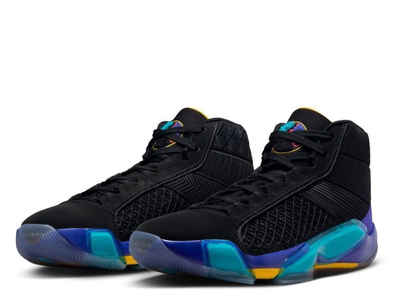Чоловічі кросівки Air Jordan XXXVIII 38 &ldquo;Aqua&rdquo;, Black/True Red-Bright Concord-Aquatone (DZ3356-001) DZ3356-001 фото