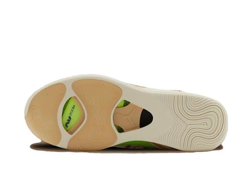 Баскетбольные кроссовки Jordan Tatum 1, FOSSIL/BLACK-SESAME-ELECTRIC GREEN (DZ3320-200) DZ3320-200 фото