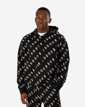 Худі Air Jordan Essentials Allover Heritage Print Fleece Pullover Hoodie Black Dv7640-010 M DV7640-010 фото