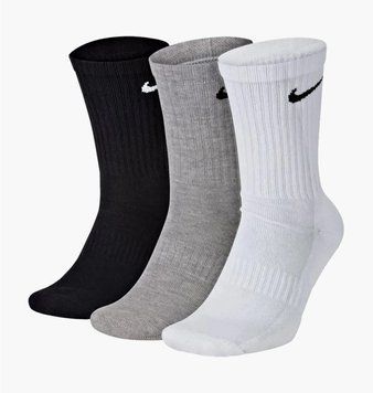 Шкарпетки унісекс Nike U Everyday Ltwt Crew (3 пари, неутеплені) Multi SX7676-964 38-42 SX7676-964 фото