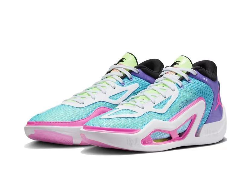 Jordan Tatum 1 &ldquo;Wave Runner&rdquo;. Lagoon Pulse/Pink Blast-Psychic Purple-White-Lime Glow-Black(FV0169-400)