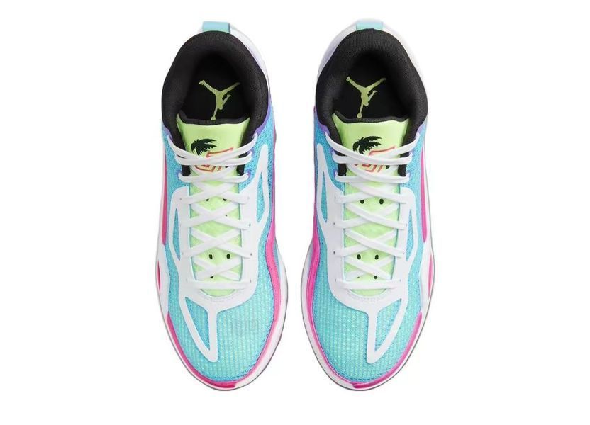 Jordan Tatum 1 &ldquo;Wave Runner&rdquo;. Lagoon Pulse/Pink Blast-Psychic Purple-White-Lime Glow-Black(FV0169-400)