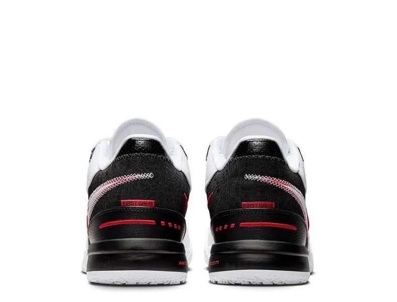 Баскетбольные кроссовки Nike LeBron NXXT Gen &ldquo;First Game&rdquo;, White/Black/University Red/Metallic Silver (FJ1566-100) FJ1566-100 фото