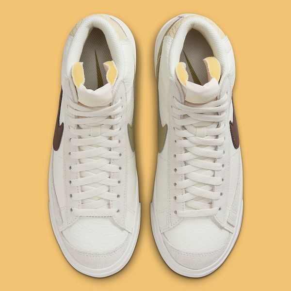 Чоловічі кросівки Nike Blazer Mid 77 Beige Fd0805-100 41 (FD0805-100) FD0805-100 фото