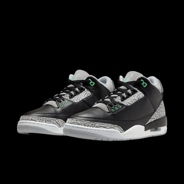 Чоловічі кросівки Air Jordan 3 Retro Black/Grey (CT8532-031) CT8532-031 фото