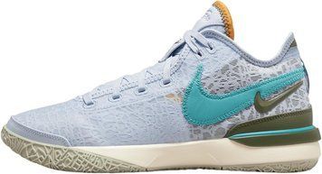 Баскетбольные кроссовки Nike LeBron NXXT Gen Blue Tint Nebula Guava Green(DR8784-400) DR8784-400 фото