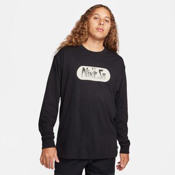 Чоловічі майки NIKE SB MAX 90 SKATE LONG SLEEVE (FQ3715-010) FQ3715-493 фото