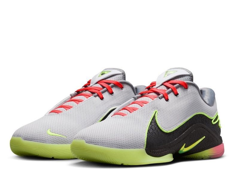 Баскетбольні кросівки Nike Lebron 22 Crown Jewel Grey/Black (FZ1094-101) FZ1094-101 фото