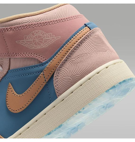 Жіночі кросівки Jordan 1 Mid Gs &ldquo;Zen&rdquo; (FN7452-400) (FN7452-400) FN7452-400 фото