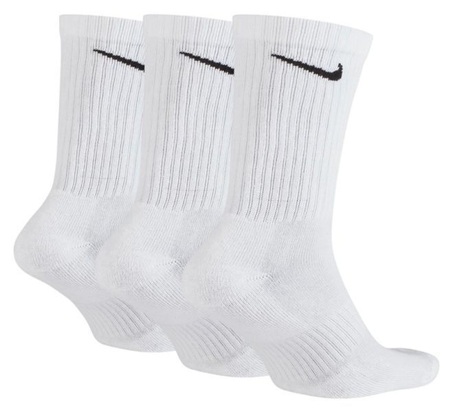 Носки унісекс Nike U Nk Everyday Cush Crew (3 пари) White SX7664-100 38-42 SX7664-100 фото