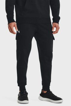 Мужские брюки Under Armour Rival Fleece Cargo Jogger 1382134-001 фото