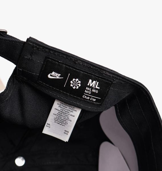 Кепка унісекс Nike Club Cap U Cb Swsh Black FB5369-010 L/XL FB5369-010 фото